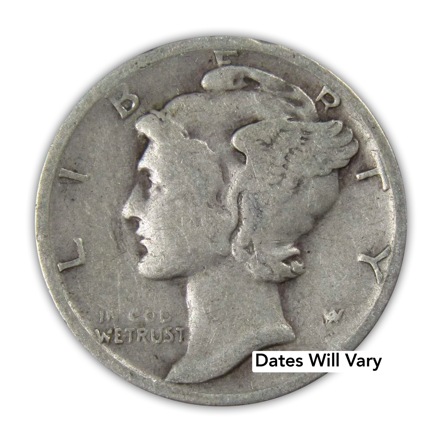 Vintage Mercury Dime - Circulated