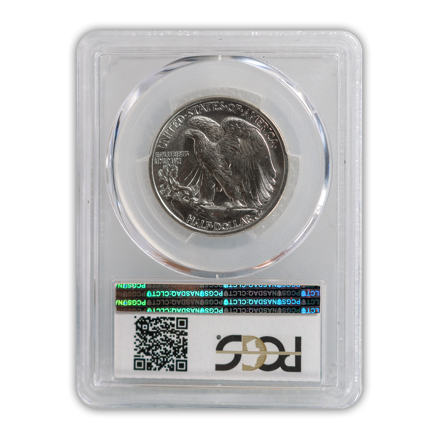 1942 Walking Liberty Silver Half Dollar Philadelphia - PCGS MS65 Sight White