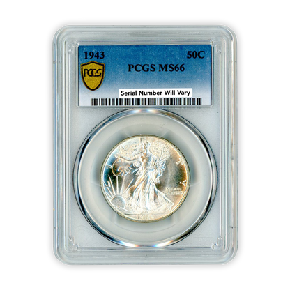 1943 Walking Liberty Half Dollar PCGS MS66