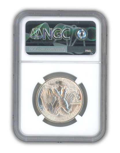 1946 Walking Liberty Silver Half Dollar San Francisco - NGC MS65 Sight White