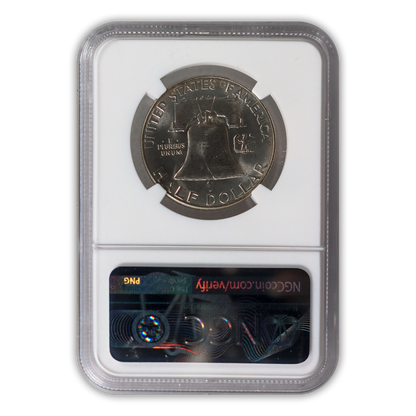1948 Franklin Silver Half Dollar Philadelphia - NGC MS64 FBL