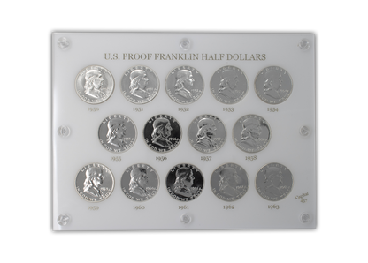 1950 - 1963 Franklin Half Dollar Proof Set