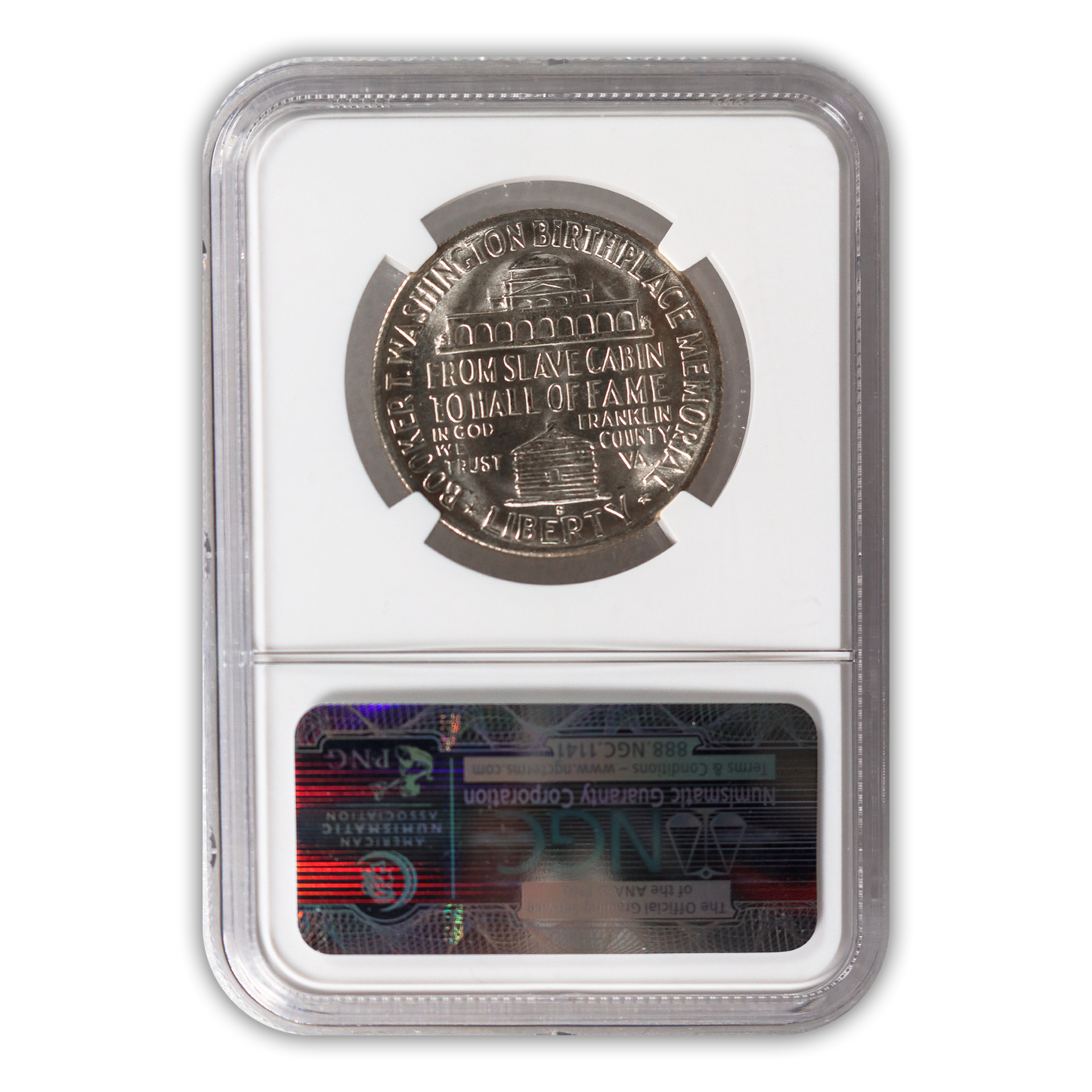 1950 Booker T Washington Silver Half Dollar San Francisco - NGC 64 Sight White