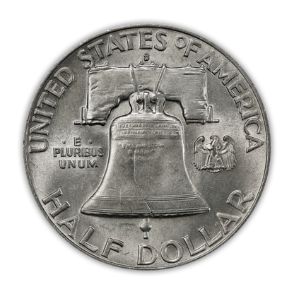 1951 Franklin 90% Silver Half Dollar Denver - Uncirculated