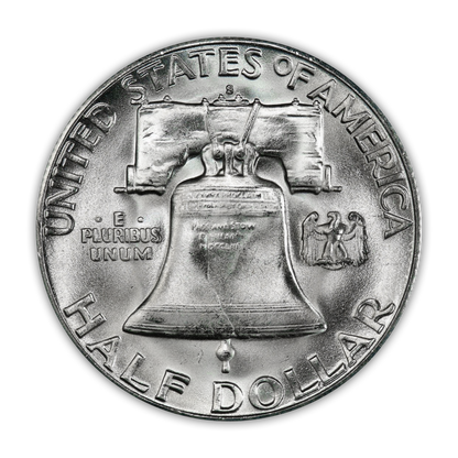 1951 Franklin 90% Silver Half Dollar San Francisco - Uncirculated