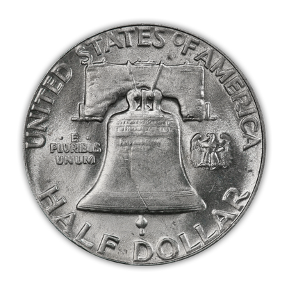1952 Franklin 90% Silver Half Dollar Philadelphia - Uncirculated