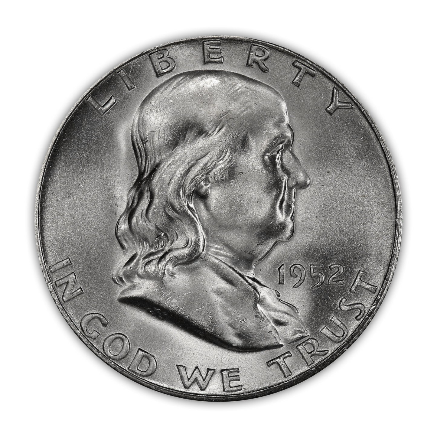 1952 Franklin 90% Silver Half Dollar San Francisco - Uncirculated