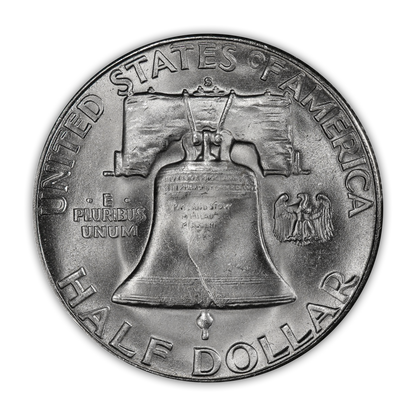 1952 Franklin 90% Silver Half Dollar San Francisco - Uncirculated