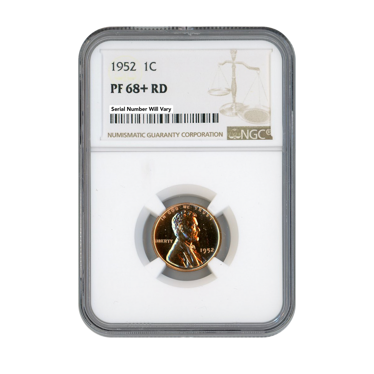1952 Lincoln Wheat Cent - NGC PF68+ RD