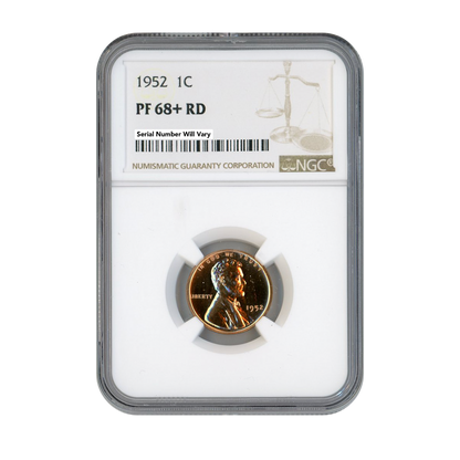 1952 Lincoln Wheat Cent - NGC PF68+ RD