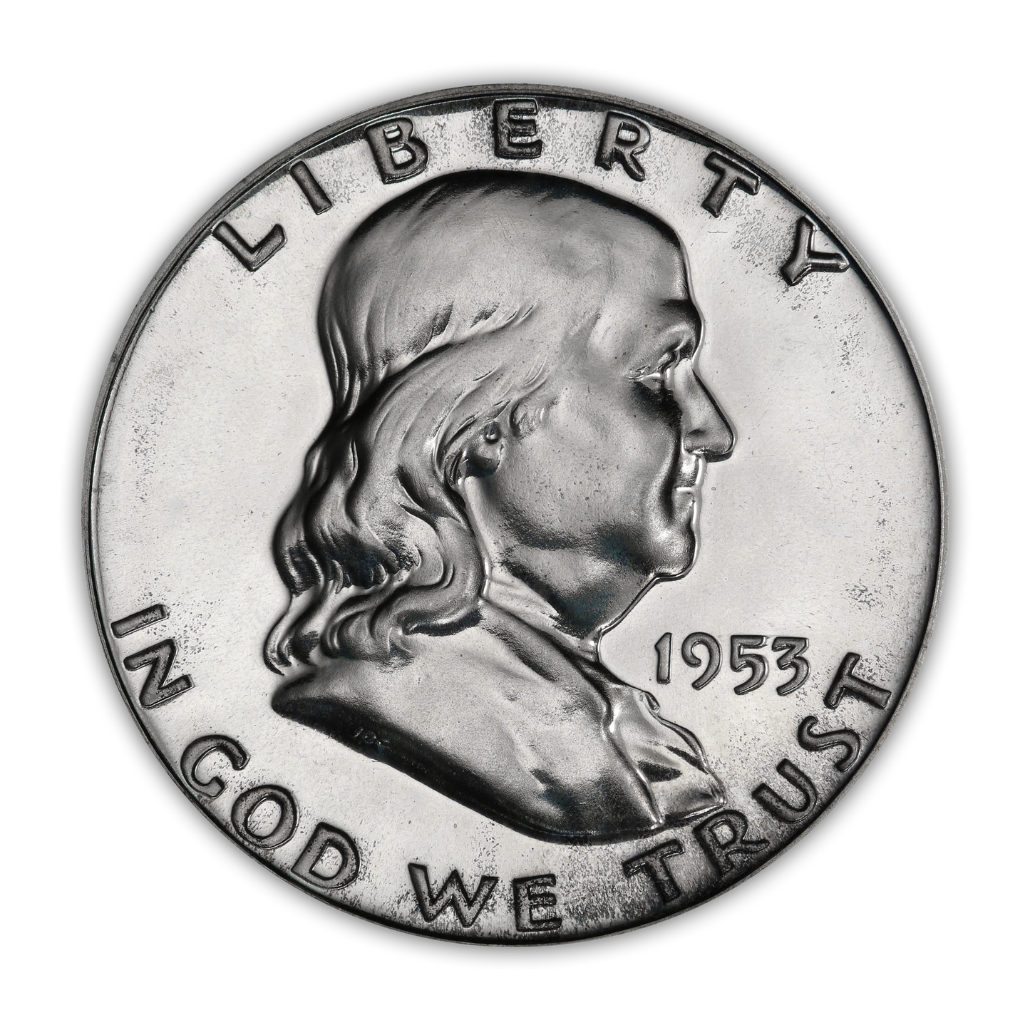 1953 Franklin 90% Silver Half Dollar Philadelphia - Proof