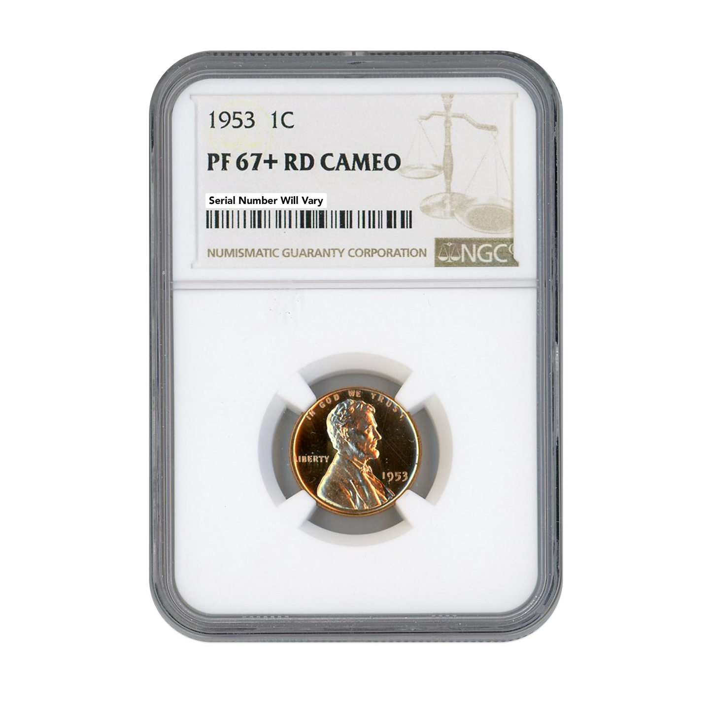 1953 Lincoln Wheat Cent - NGC PF67+ Star RD Cameo