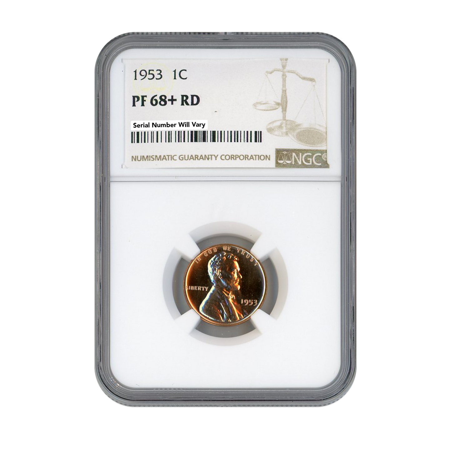 1953 Lincoln Cent - NGC PF68+ Star RD