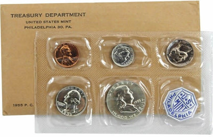 1955 US Proof Set - 5 Coins