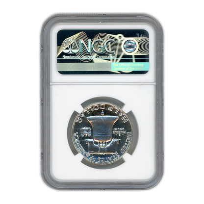 1955 Franklin Silver Half Dollar - NGC PF69 Star Sight White