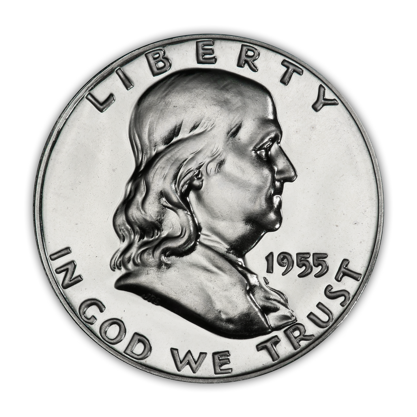 1955 Franklin 90% Silver Half Dollar Philadelphia - Proof