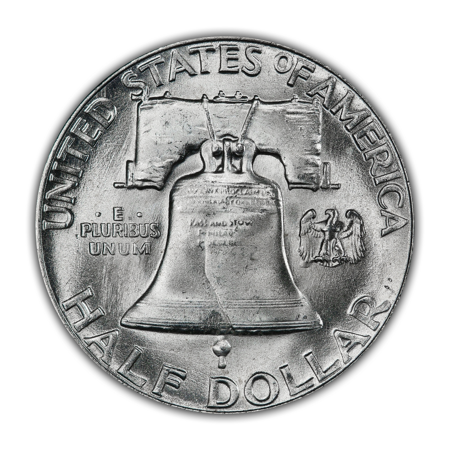 1955 Franklin 90% Silver Half Dollar Philadelphia - Bugs Bunny - Uncirculated