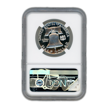 1956 Franklin Silver Half Dollar - Type 2 NGC - NGC PF68+ Ultra Cameo