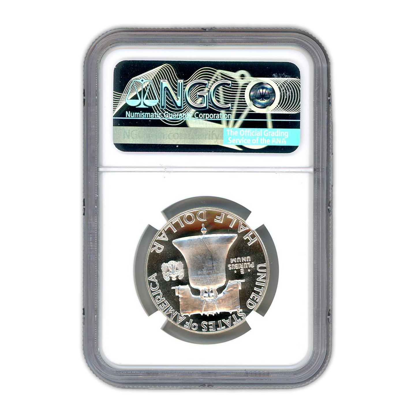 1956 Franklin Silver Half Dollar Type 2 - DDO NGC PF69 Sight White
