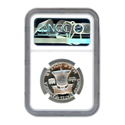 1956 Franklin Silver Half Dollar Type 2 - DDO NGC PF69 Sight White