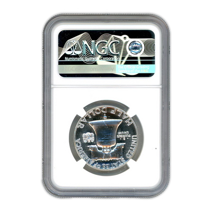 1956 Franklin Silver Half Dollar Type 2- NGC PF67 Sight White