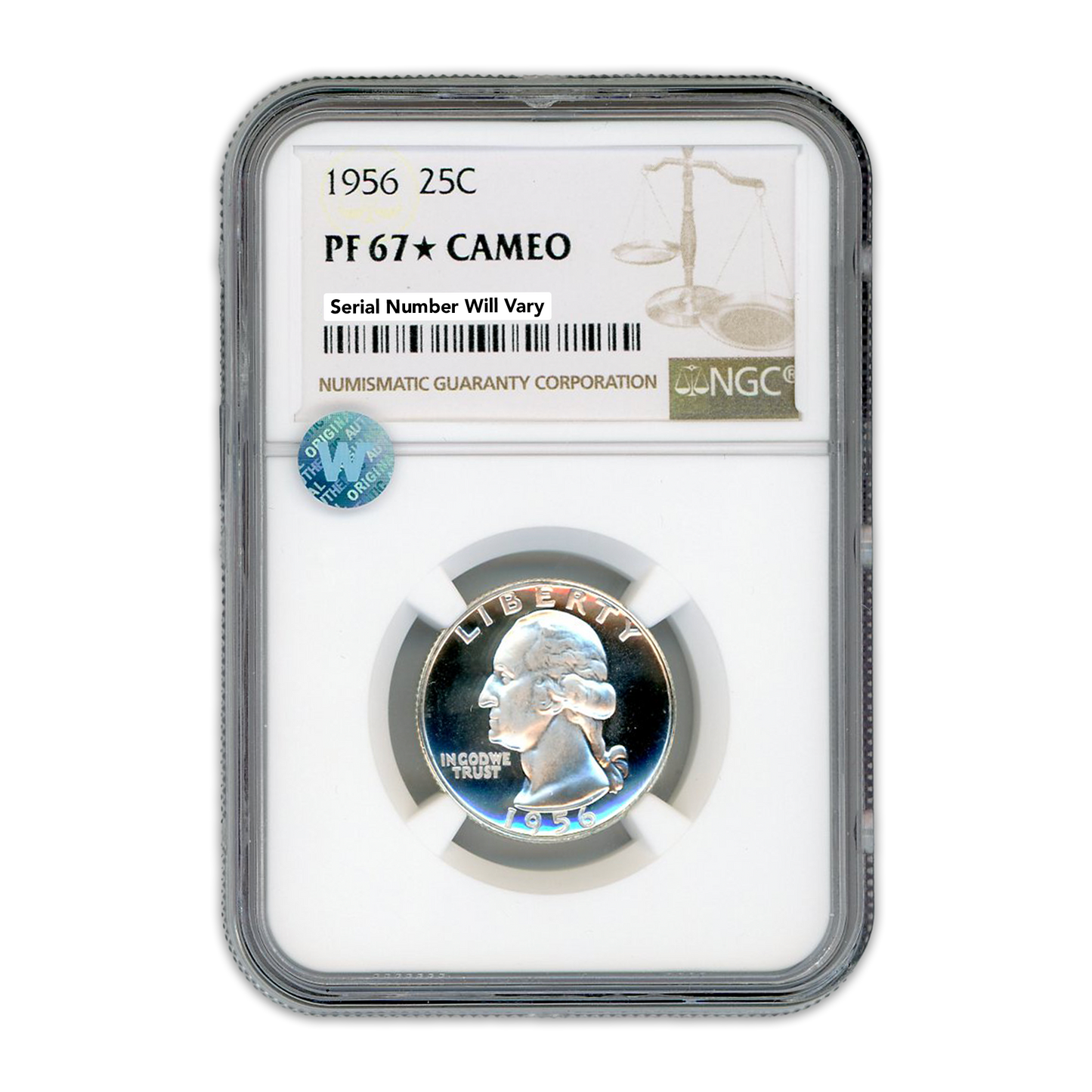 1956 Washington Quarter - NGC PF67 Star Sight White Cameo