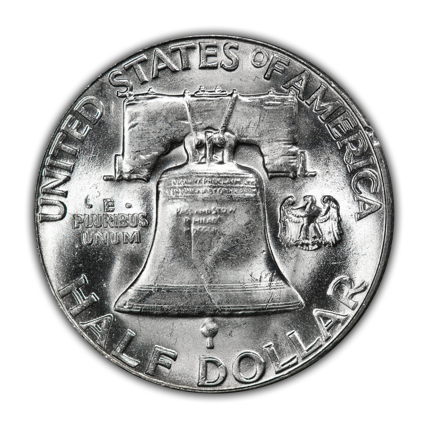 1957 Franklin 90% Silver Half Dollar Philadelphia - Uncirculated