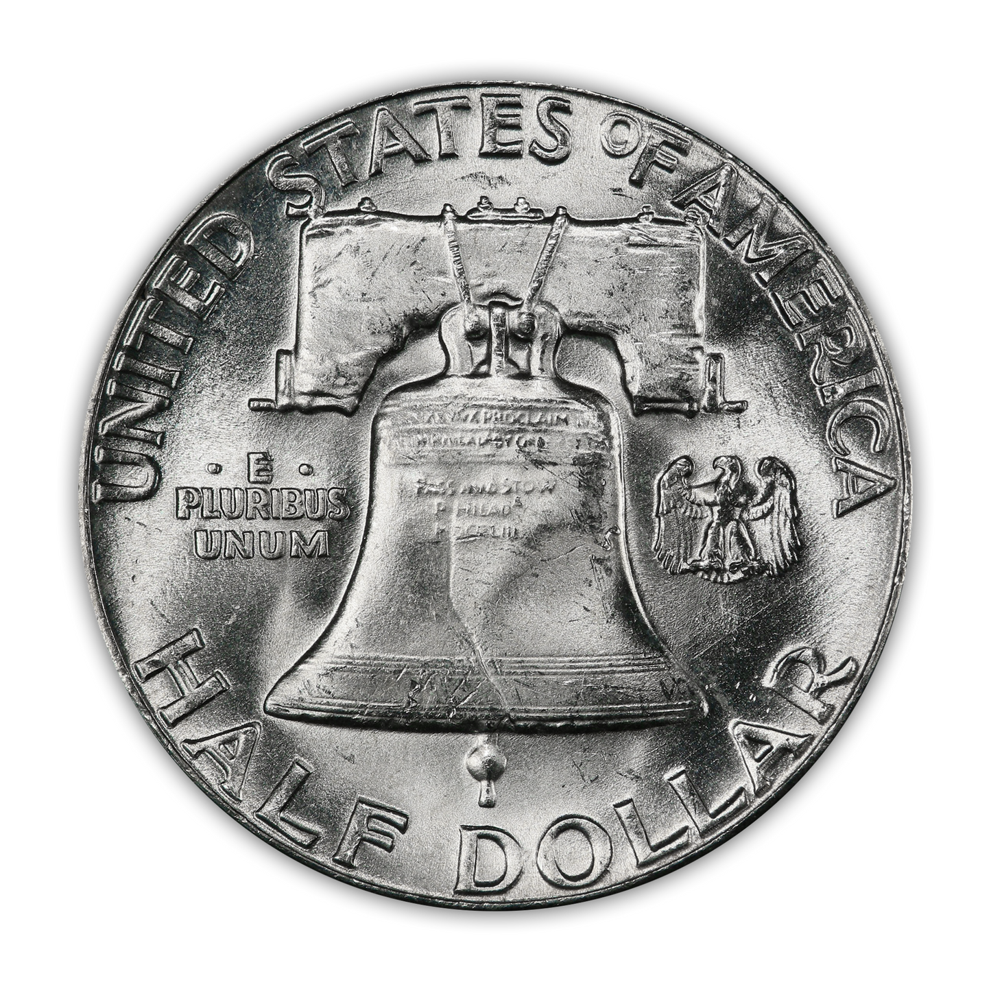 1958 Franklin 90% Silver Half Dollar Philadelphia - Uncirculated