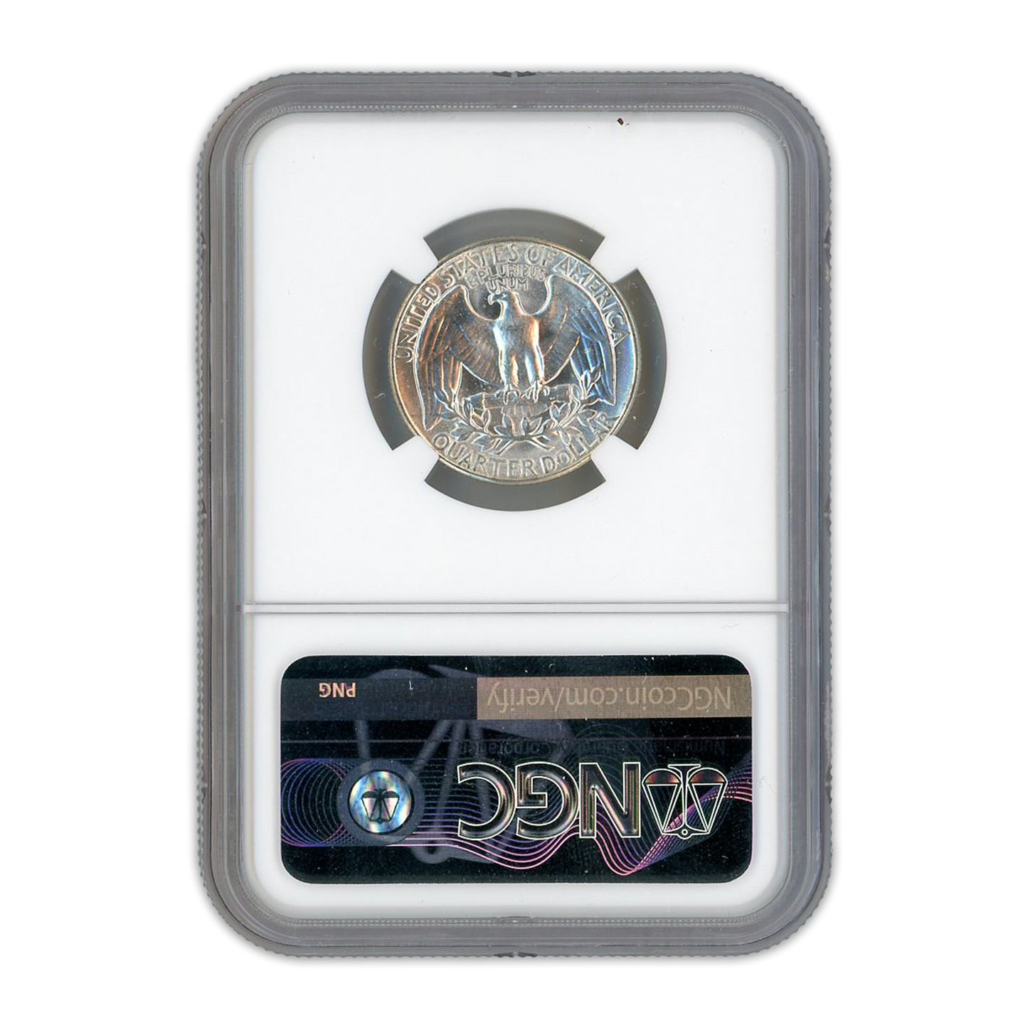 1958 Washington Quarter - Type B Reverse - NGC MS65