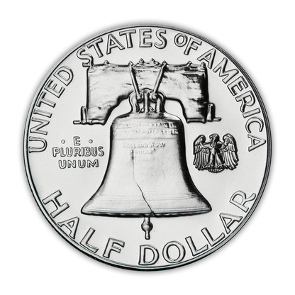 1960 Franklin 90% Silver Half Dollar Philadelphia - Proof