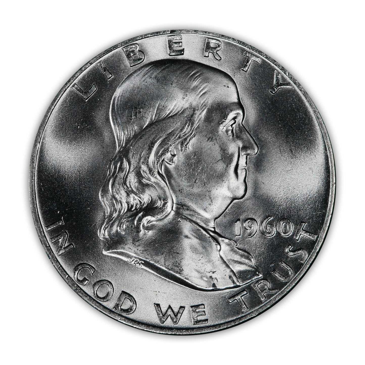 1960 Franklin 90% Silver Half Dollar Denver - Uncirculated