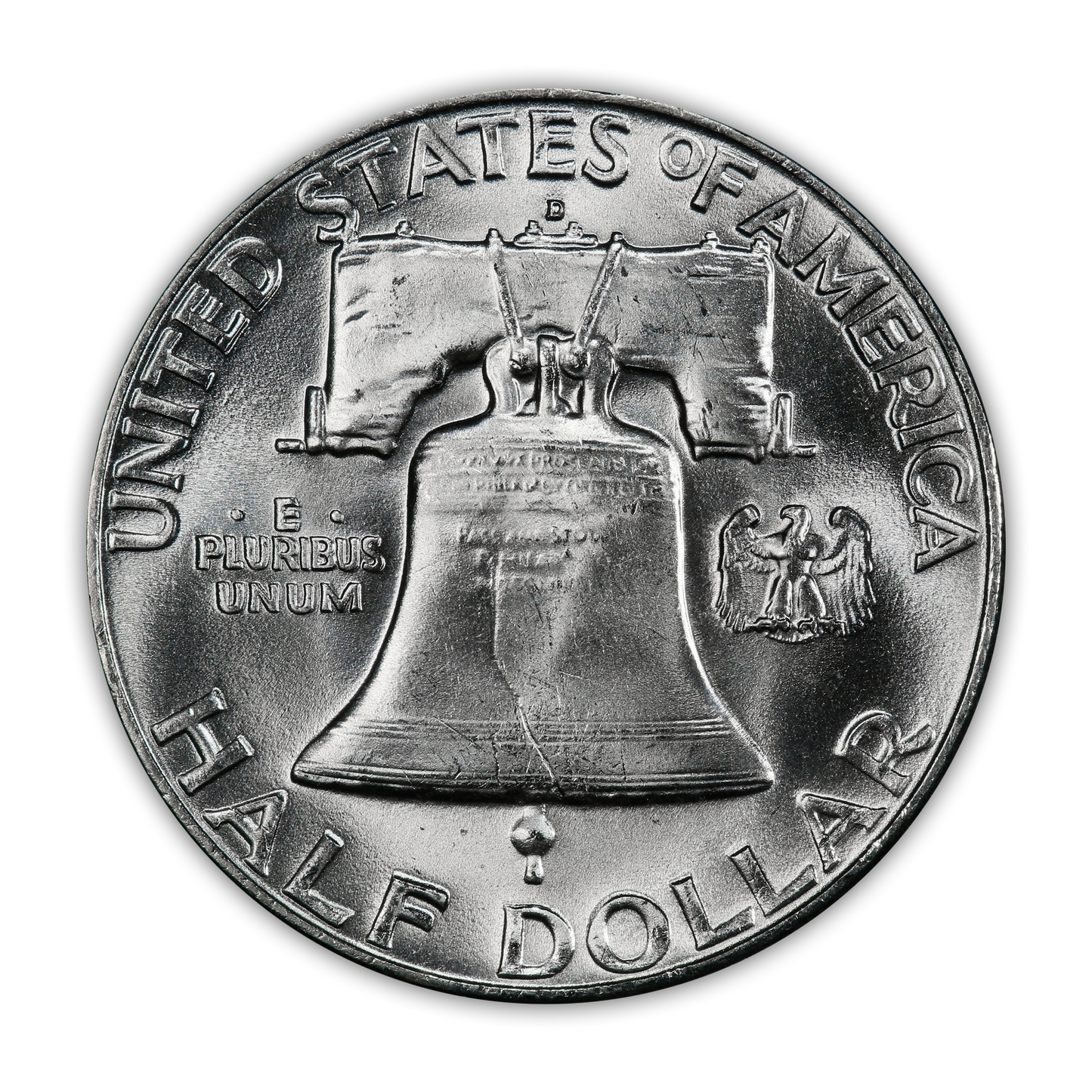 1960 Franklin 90% Silver Half Dollar Denver - Uncirculated