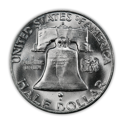 1960 Franklin 90% Silver Half Dollar Denver - Uncirculated