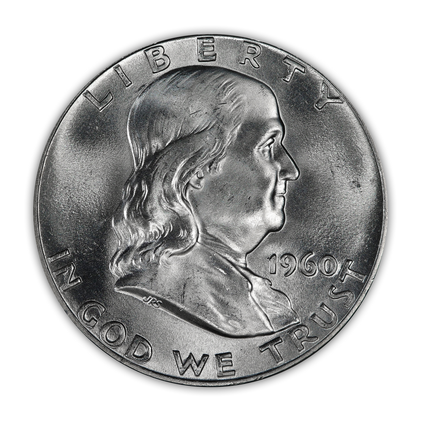 1960 Franklin 90% Silver Half Dollar Philadelphia - Uncirculated