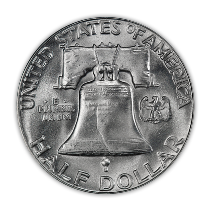 1960 Franklin 90% Silver Half Dollar Philadelphia - Uncirculated