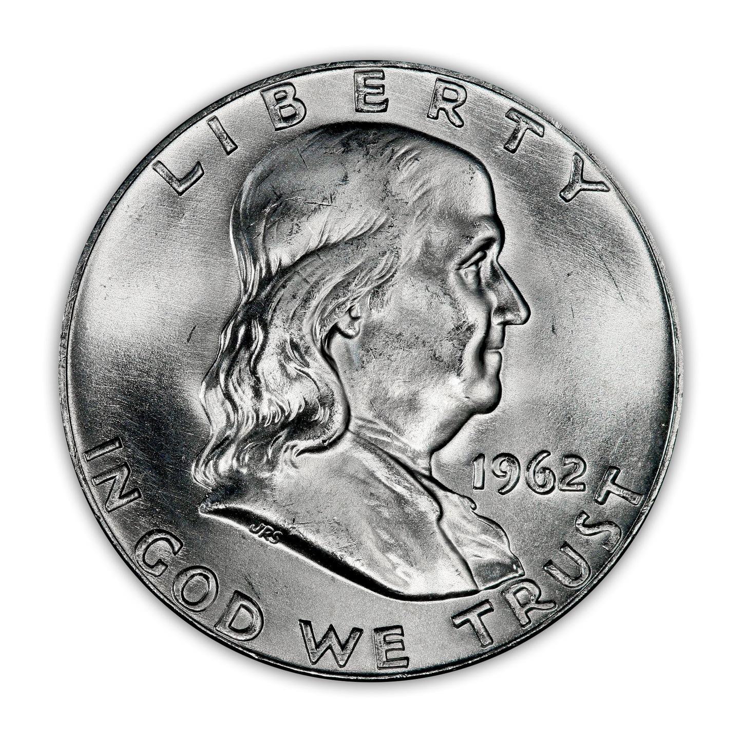 1962 Franklin 90% Silver Half Dollar Denver - Uncirculated