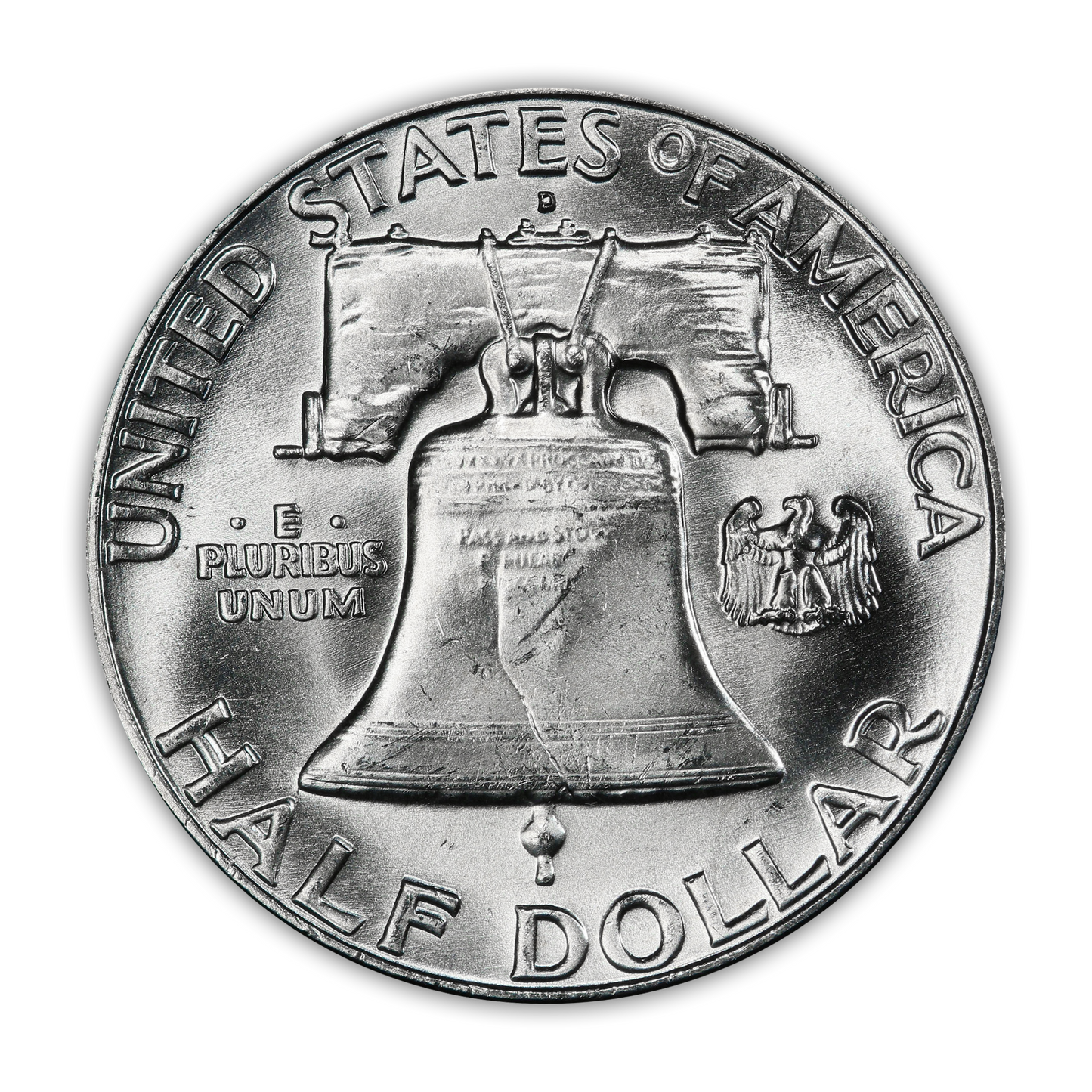 1962 Franklin 90% Silver Half Dollar Denver - Uncirculated