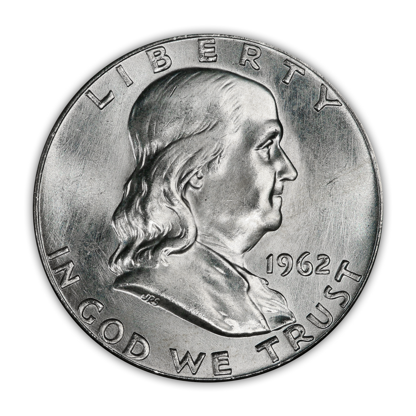 1962 Franklin 90% Silver Half Dollar Philadelphia - Uncirculated