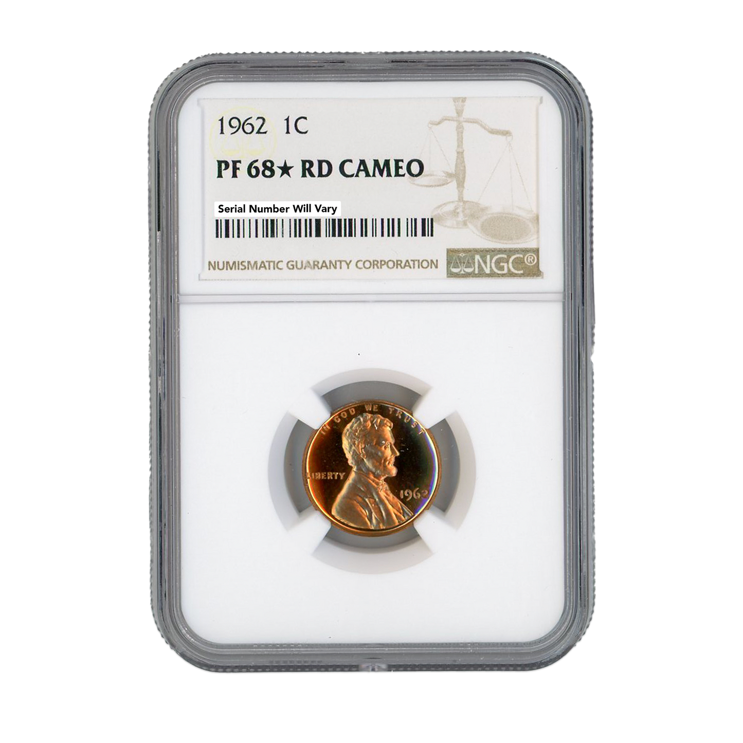 1962 Lincoln Cent - NGC PF68 Star RD Cameo