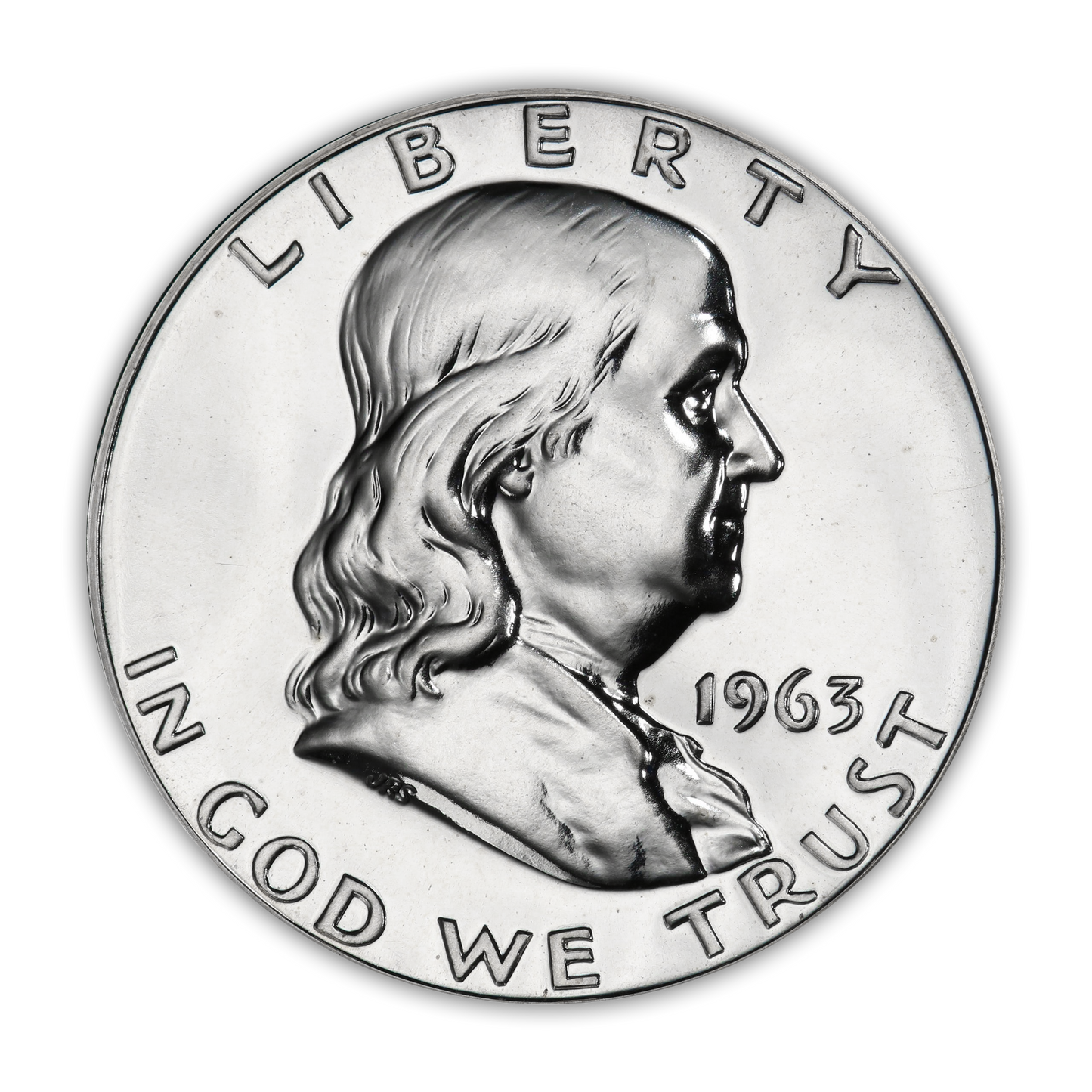 1963 Franklin 90% Silver Half Dollar Philadelphia - Proof