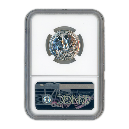 1963 Washington Silver Quarter Philadelphia - NGC PF67 Sight White