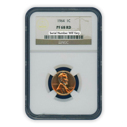 1964 US Proof Set - 5 Coins - NGC PF68