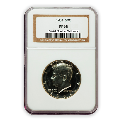 1964 US Proof Set - 5 Coins - NGC PF68
