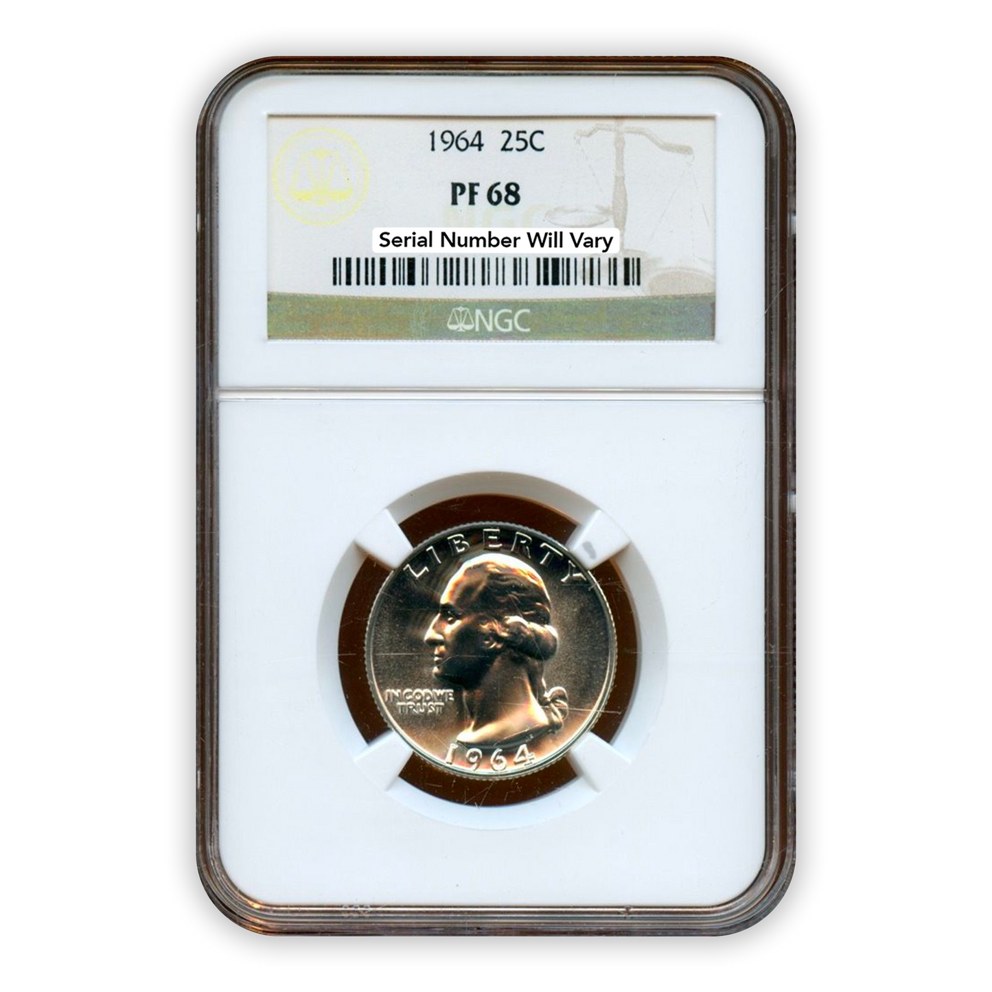 1964 US Proof Set - 5 Coins - NGC PF68