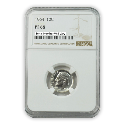 1964 US Proof Set - 5 Coins - NGC PF68