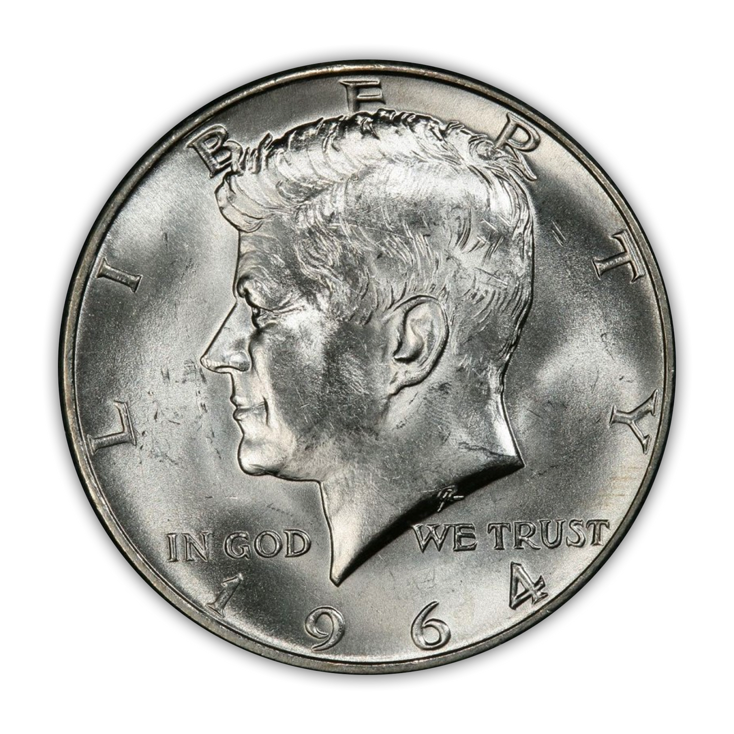 1964 Kennedy Silver Half Dollar Denver - Uncirculated