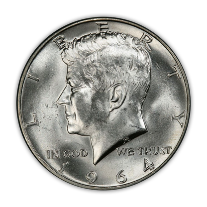 1964 Kennedy Silver Half Dollar Denver - Uncirculated