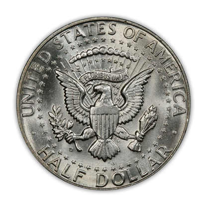 1964 Kennedy Silver Half Dollar Denver - Uncirculated
