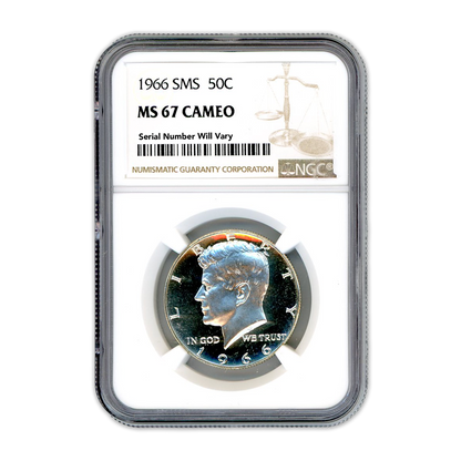 1966 Kennedy Half Dollar Philadelphia Cameo-  NGC PF67