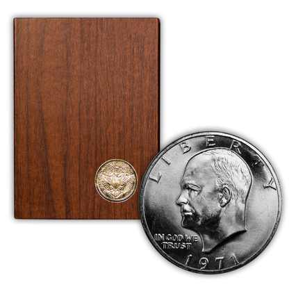 1971 Eisenhower 40% Silver Dollar San Francisco - Proof Brown Pack (OGP)